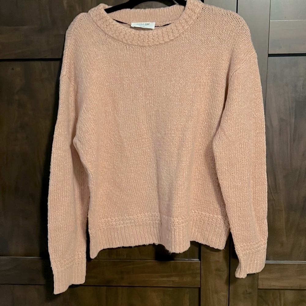 Double zero rose pink sweater